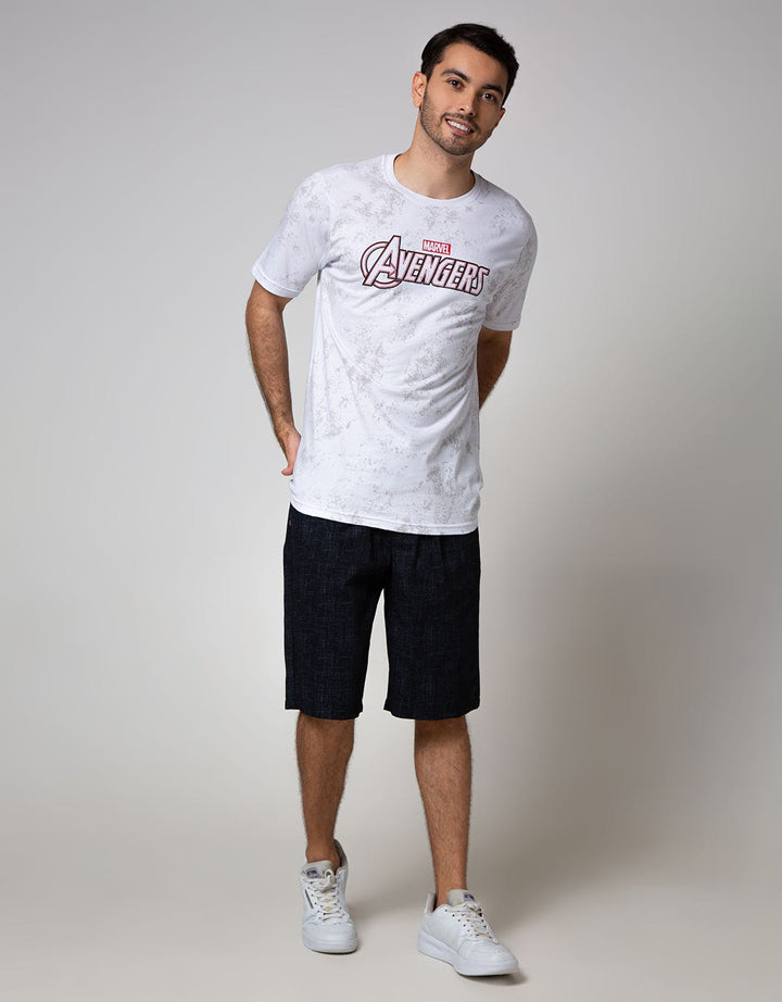 Marvel Avengers Font Short Sleeve T-Shirt