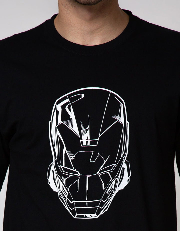 Marvel Iron Man Comic Print Short Sleeve T-Shirt