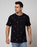 T Zone Short Sleeve T-Shirt Fullprint Aop Pocket Origami