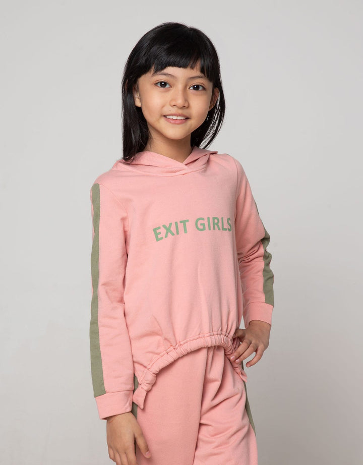 Exit Girls Jaunie Shirts With Hoodie