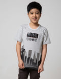 Marvel Avengers Sequins CityShort Sleeve T-Shirt