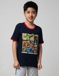Marvel Avengers Comic Square Holo Short Sleeve T-Shirt