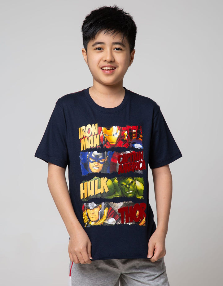 Marvel Short Sleeve T-Shirt Avenger Heroes Flock