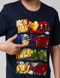 Marvel Short Sleeve T-Shirt Avenger Heroes Flock