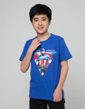 Marvel Avengers Captain America Triangle Fullprint Short Sleeve T-Shirt