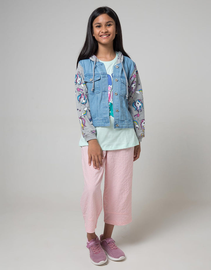 Aero Kids Denim Jacket Unicorn