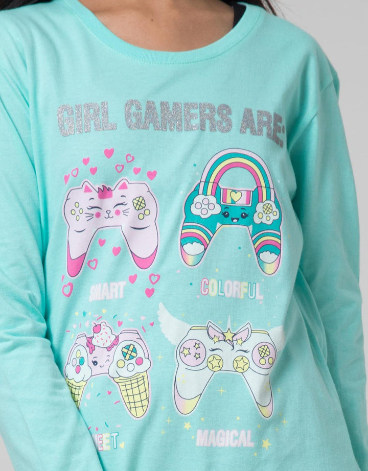 Aero Kids Long Sleeve T-Shirt Gamer Joystick