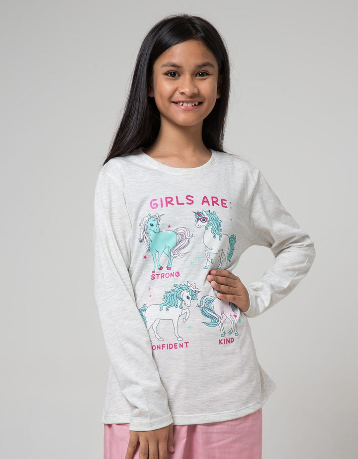 Aero Kids Long Sleeve T-Shirt Unicorn Smart