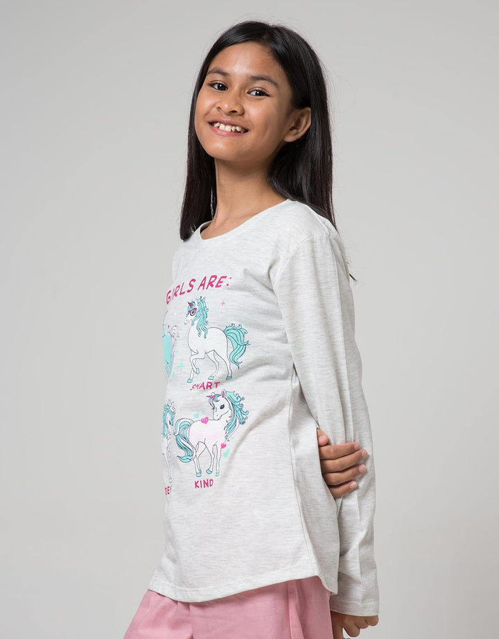 Aero Kids Long Sleeve T-Shirt Unicorn Smart