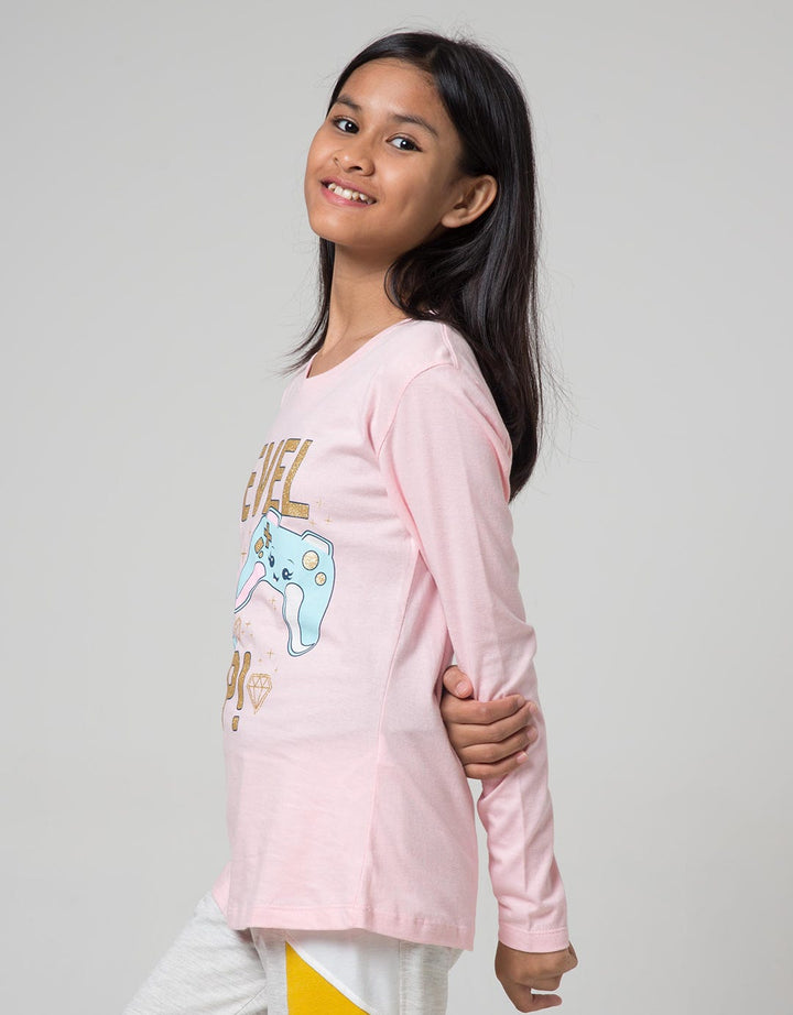 Aero Kids Long Sleeve T-Shirt Joystick Level Up