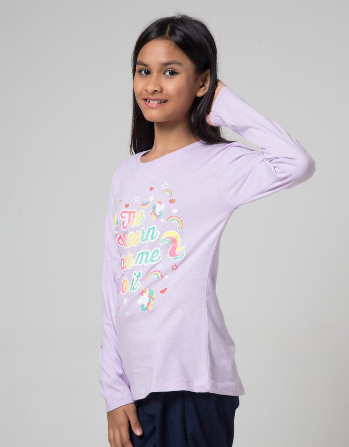 Aero Kids Long Sleeve T-Shirt Unicorn Made Me Do It