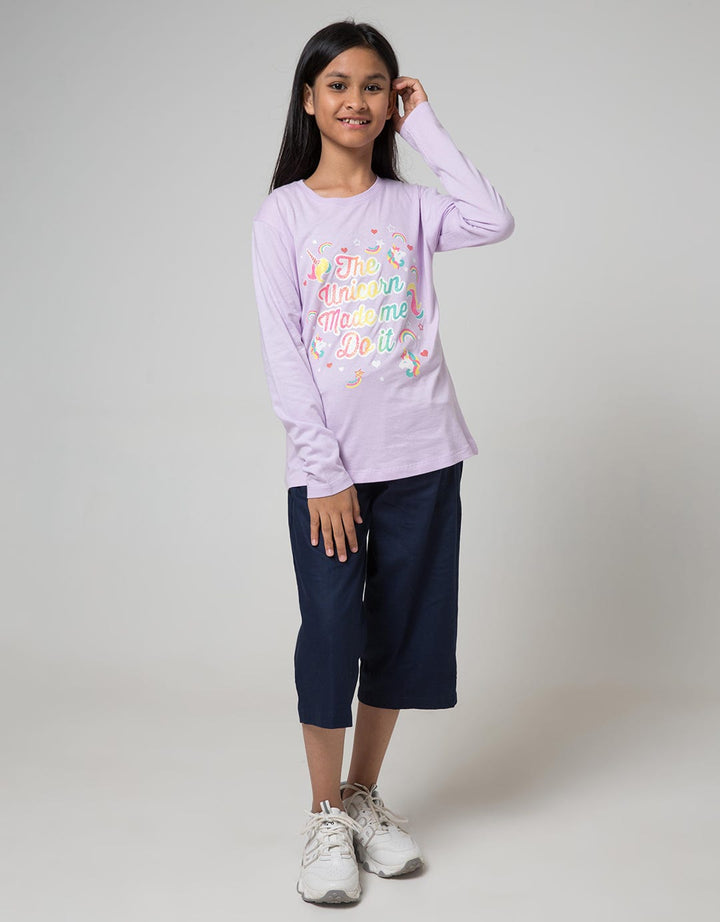 Aero Kids Long Sleeve T-Shirt Unicorn Made Me Do It