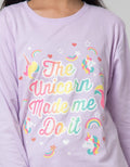 Aero Kids Long Sleeve T-Shirt Unicorn Made Me Do It