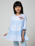 Disney Short Sleeve Midi Dress Minnie Stripe