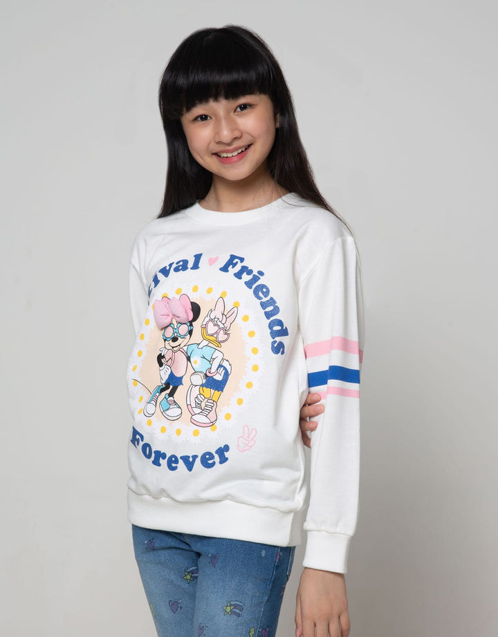 Disney Sweatshirt  Minnie And Daisy