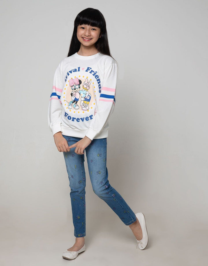 Disney Sweatshirt  Minnie And Daisy