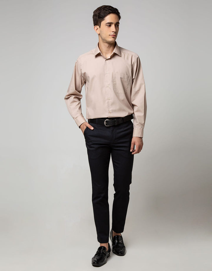 Alisan Long Sleeve Shirt 36 Solid Plat Sand