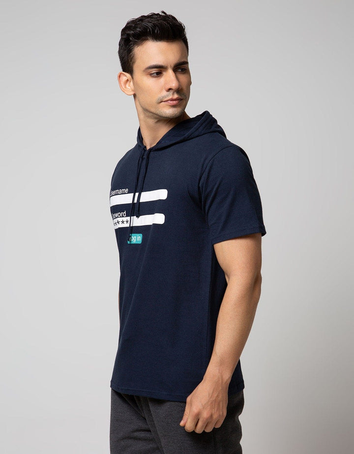 T Zone Short Sleeve T-Shirt Hoody Internet Login