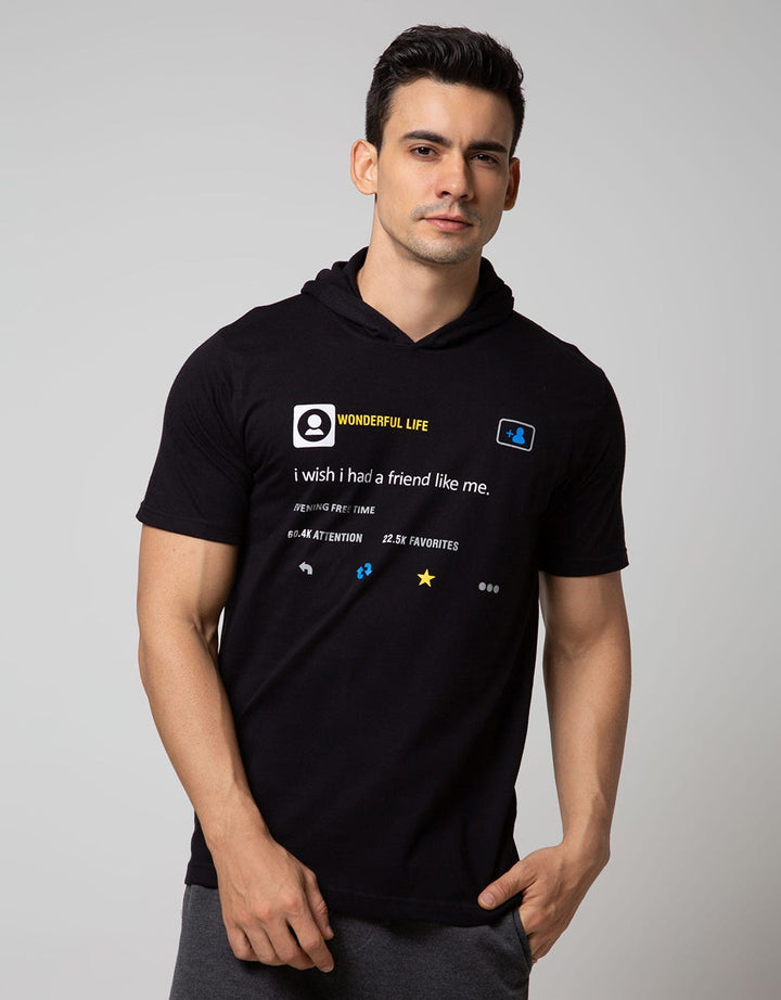 T Zone Short Sleeve T-Shirt Hoody Internet Twitter
