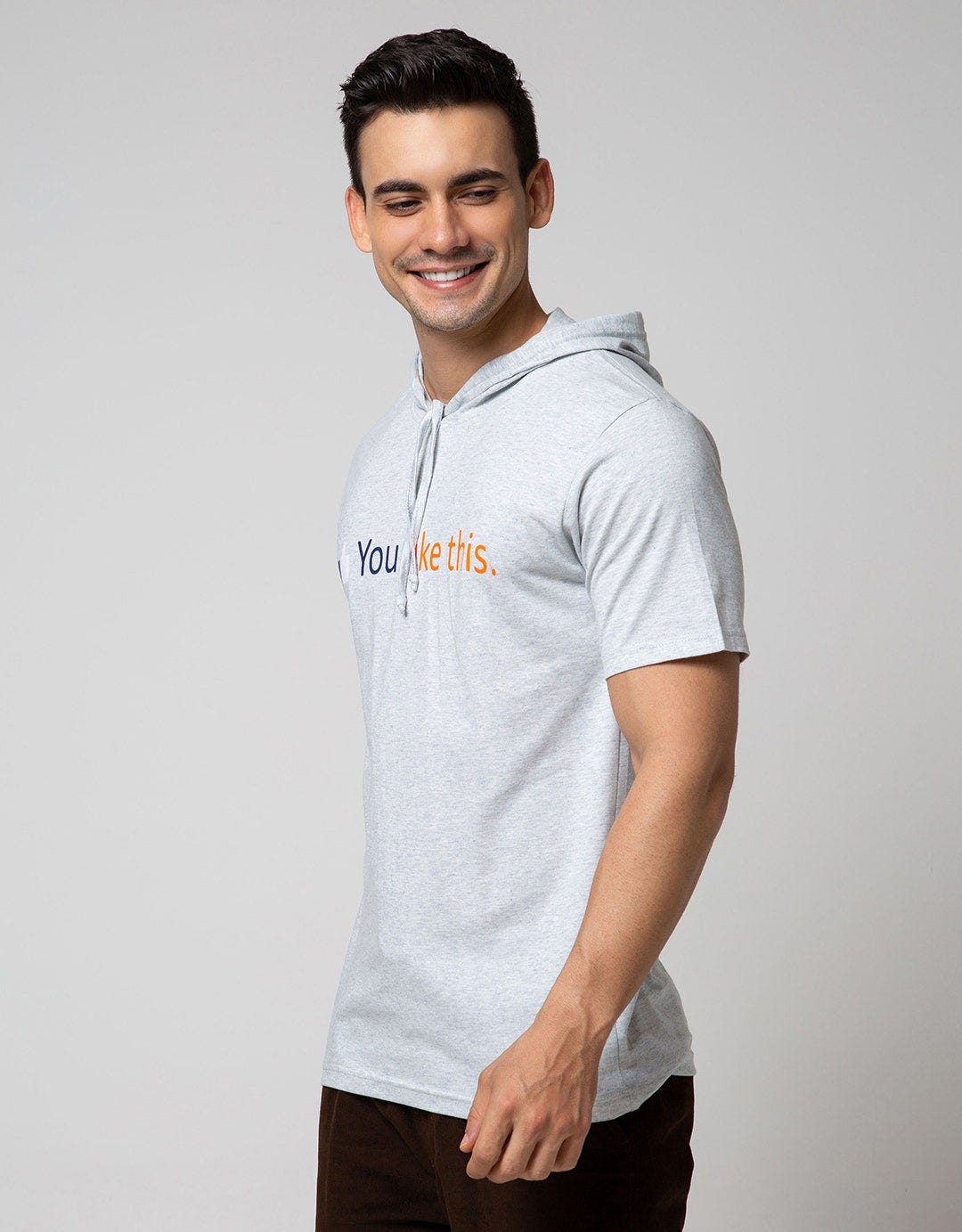 T Zone Short Sleeve T-Shirt Hoody Internet You Like This