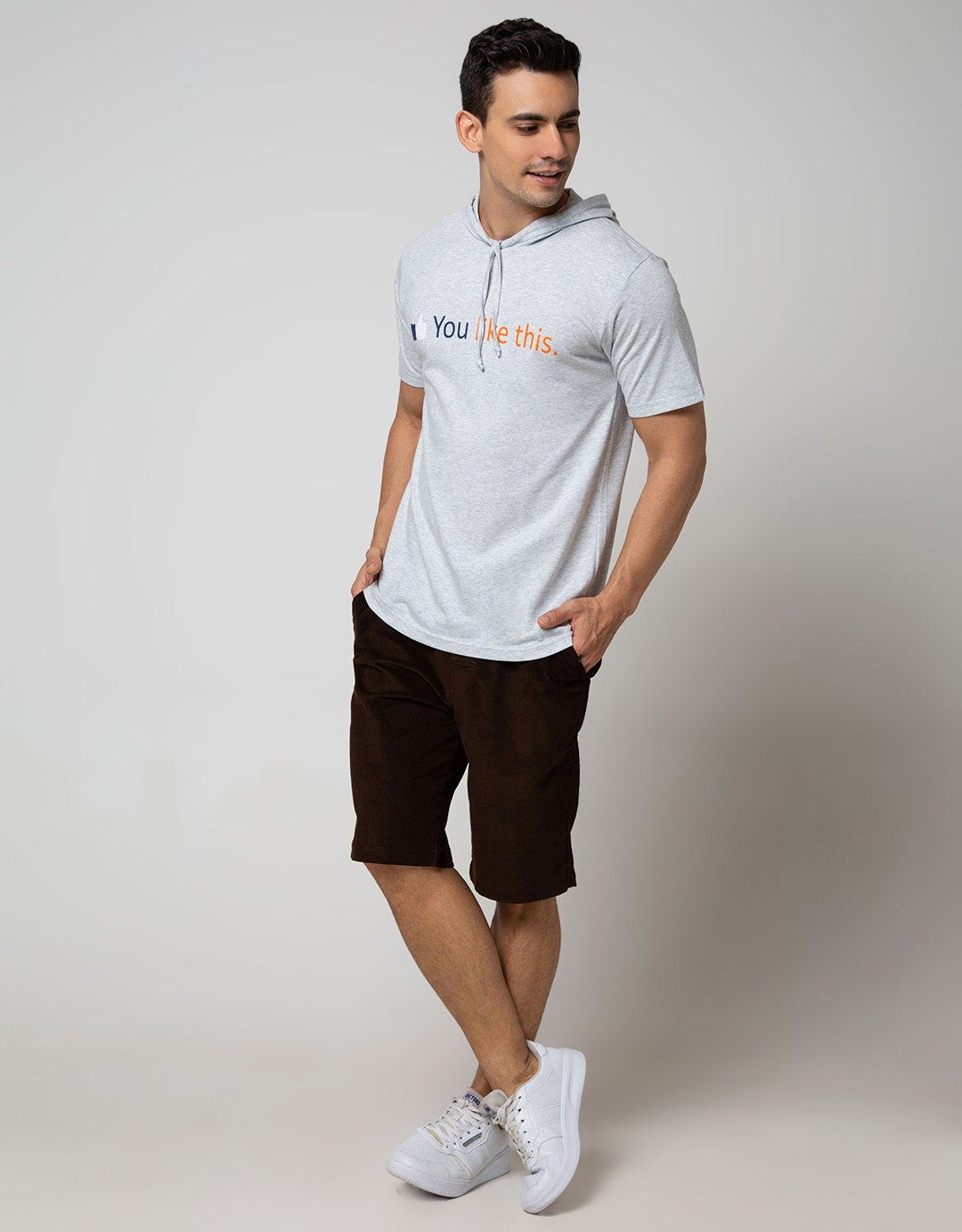 T Zone Short Sleeve T-Shirt Hoody Internet You Like This