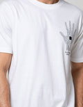 T Zone Short Sleeve T-Shirt Big Size Cyborg Theme Hand