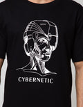 T Zone Short Sleeve T-Shirt Big Size Cyborg Theme Cybernetic