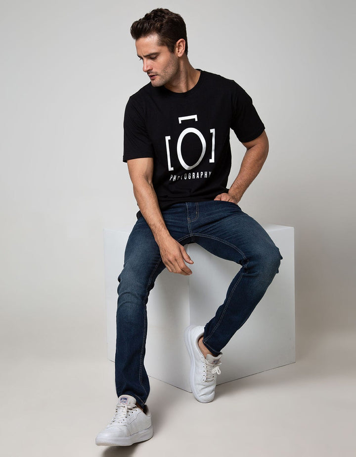 T Zone Short Sleeve T-Shirt Big Size Photography Theme