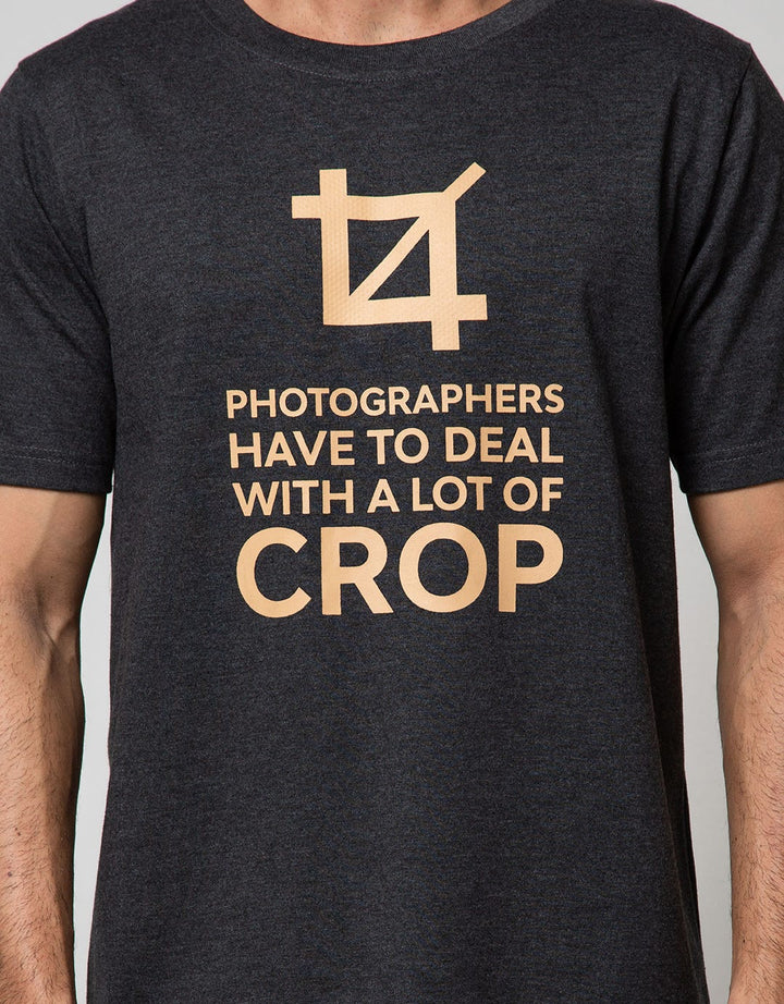 T Zone Short Sleeve T-Shirt Big Size Photography Theme Cropping