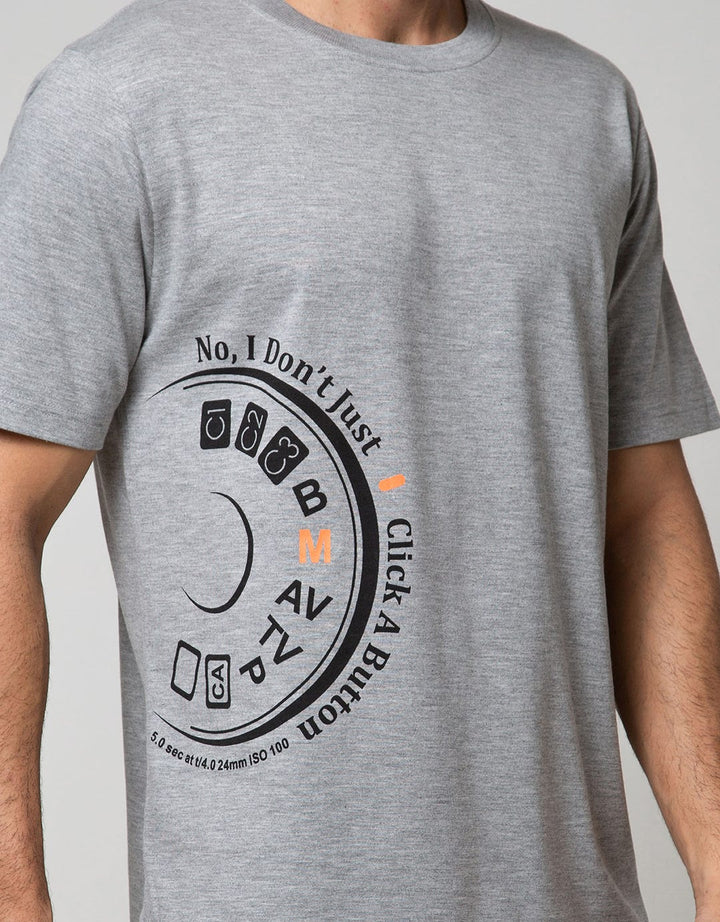 T Zone Short Sleeve T-Shirt Big Size Photography Theme Lensa
