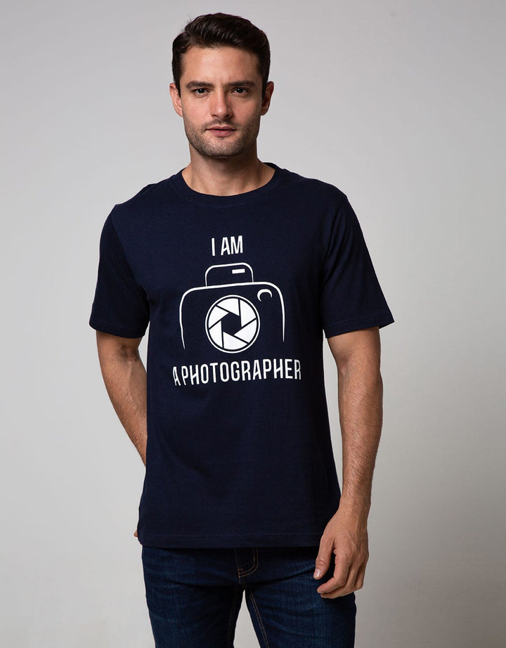 T Zone Short Sleeve T-Shirt Big Size Photography Theme I'am Photography
