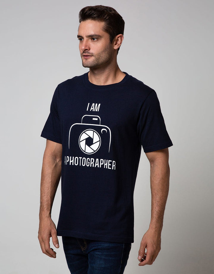 T Zone Short Sleeve T-Shirt Big Size Photography Theme I'am Photography