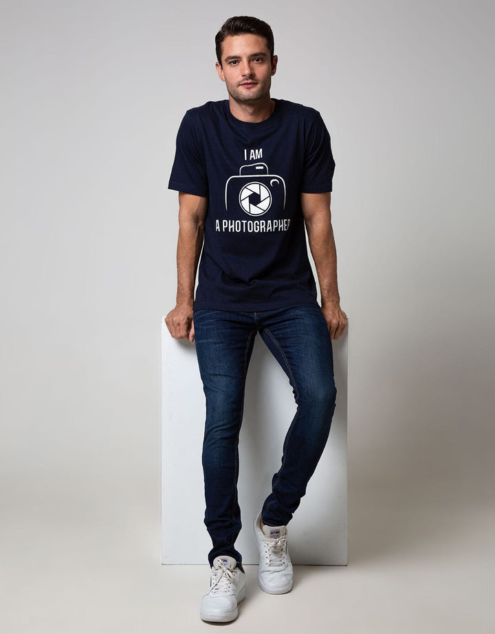 T Zone Short Sleeve T-Shirt Big Size Photography Theme I'am Photography