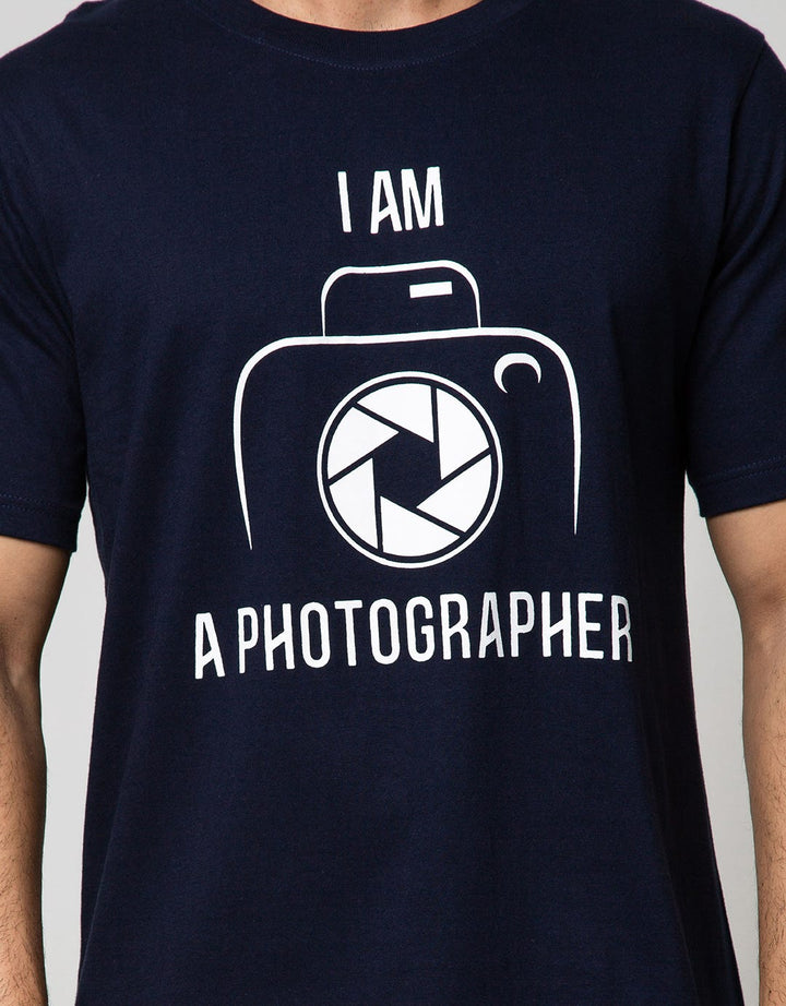 T Zone Short Sleeve T-Shirt Big Size Photography Theme I'am Photography