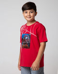 Marvel Spider-Man Jaring Face Holo T-Shirt