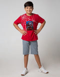 Marvel Spider-Man Jaring Face Holo T-Shirt