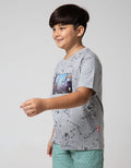 Marvel Spider-Man Kaos Full Print Act Holo Anak Laki-Laki