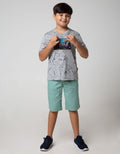 Marvel Spider-Man Kaos Full Print Act Holo Anak Laki-Laki