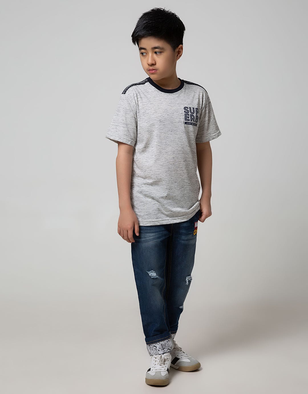 Marvel Comics Destroy Bottom Long Pants Denim