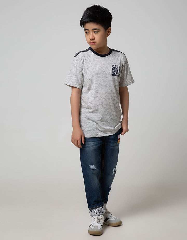 Marvel Comics Destroy Bottom Long Pants Denim