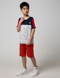 Marvel Spider-Man Combination Fullprint Cut Sewn Short Sleeve T-Shirt