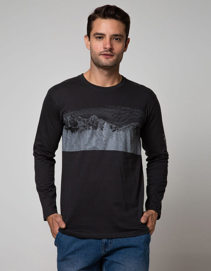 T Zone Long Sleeve T-Shirt Scenery Go Up