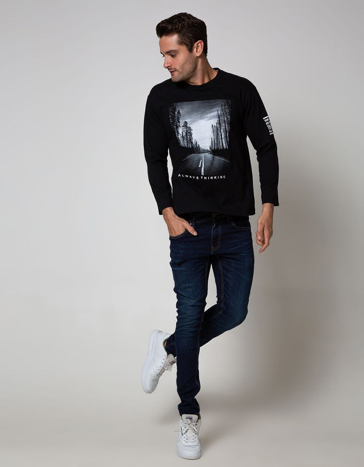 T Zone Long Sleeve T-Shirt Scenery Always Wander
