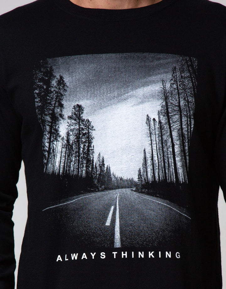 T Zone Long Sleeve T-Shirt Scenery Always Wander
