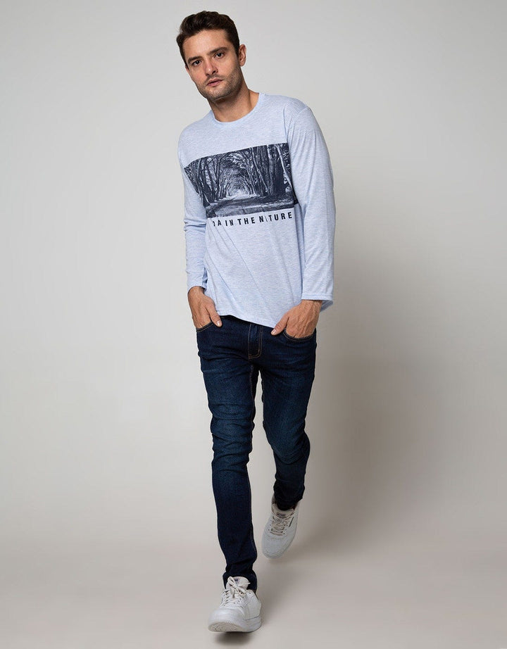 T Zone Long Sleeve T-Shirt Scenery Road