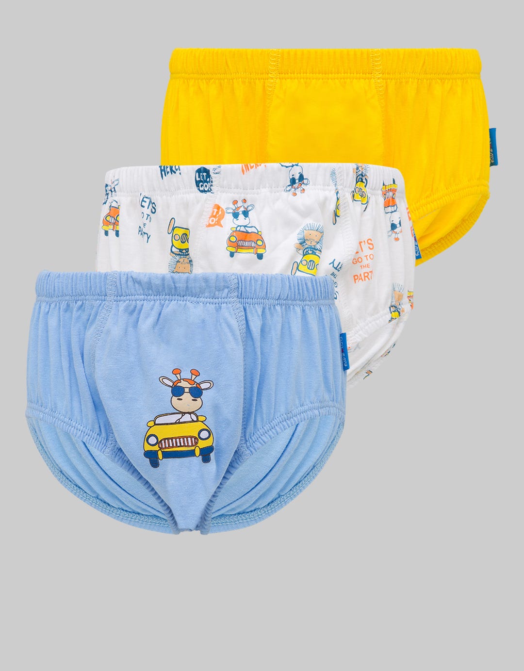 Kidz Too Brief Pack Of 3 Underwear Boys Lion