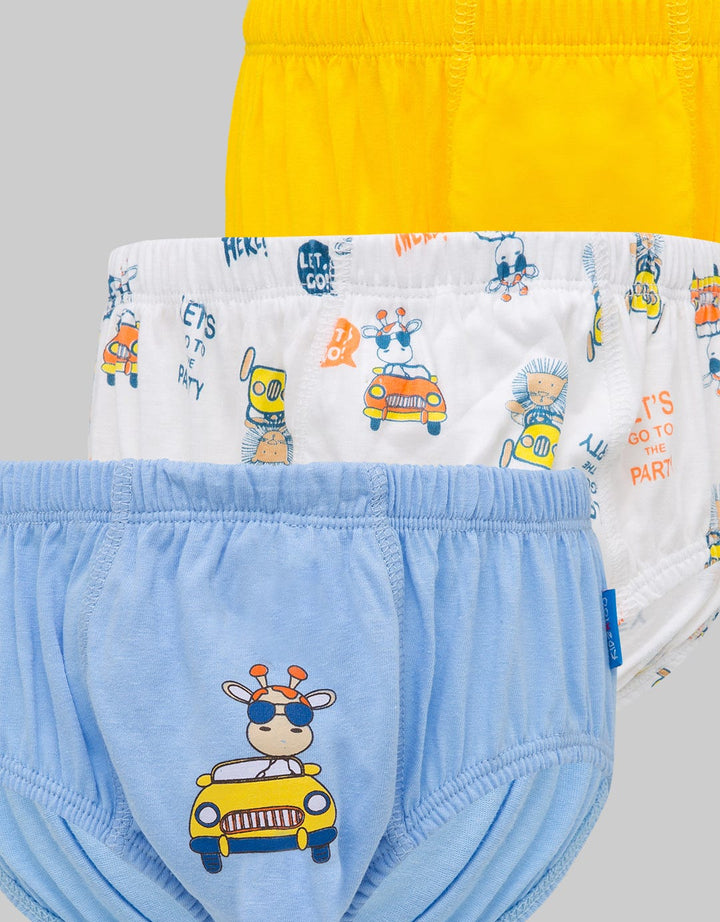 Kidz Too Brief Pack Of 3 Underwear Boys Lion