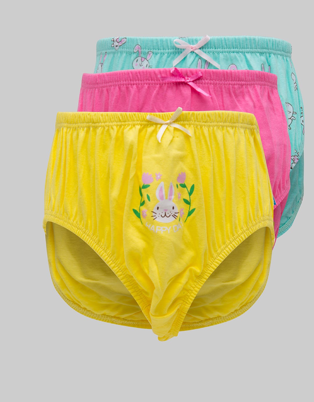 Kidz Too Brief Pack 3 Underwear Girls Bunny
