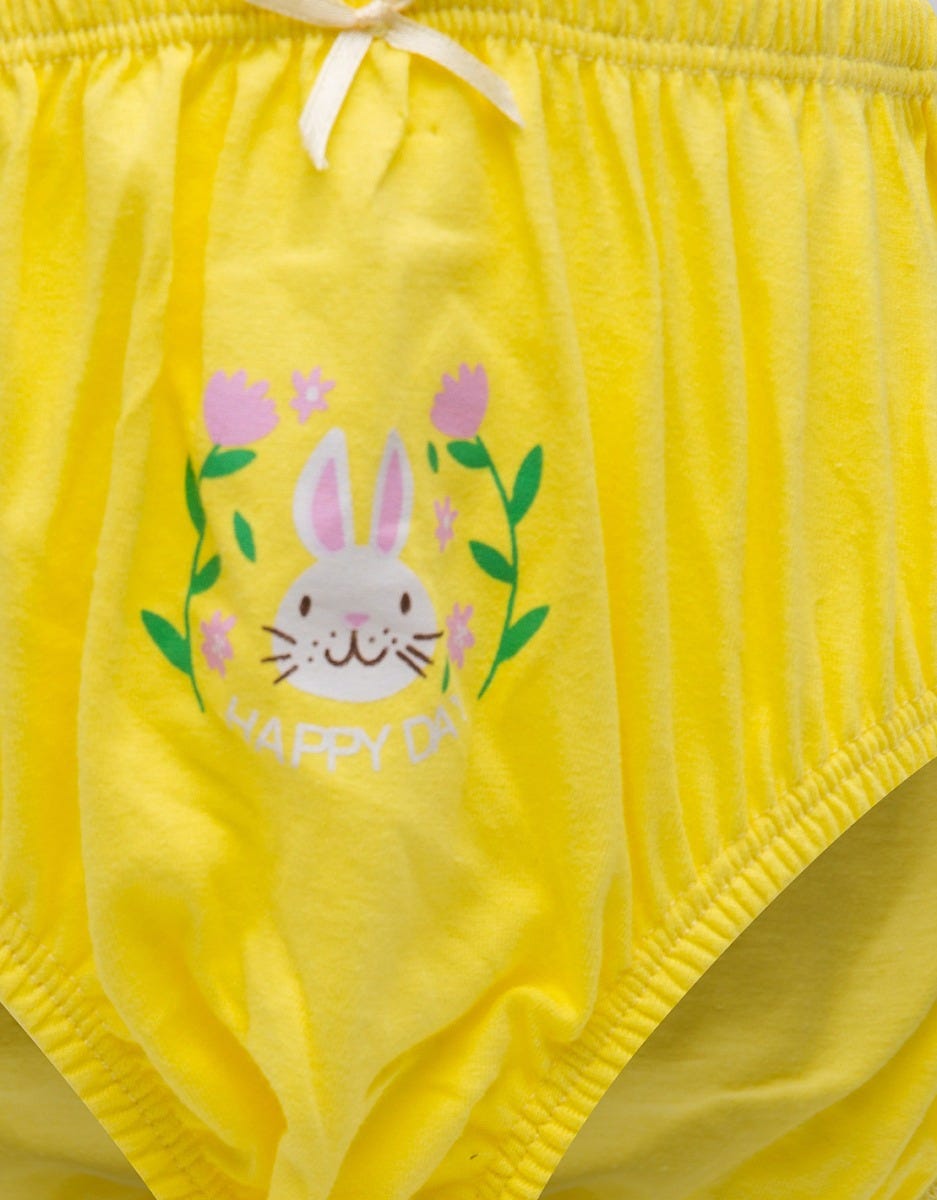 Kidz Too Brief Pack 3 Underwear Girls Bunny