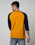 T Zone 3/4 Raglan T-Shirt Print Geometric Font